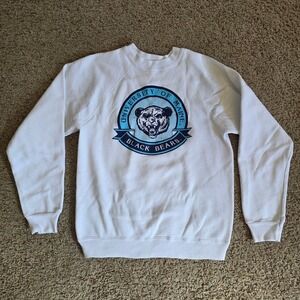 Vintage University of Maine Black Bears Sweatshirt Kids Large 14-16 Jostens USA